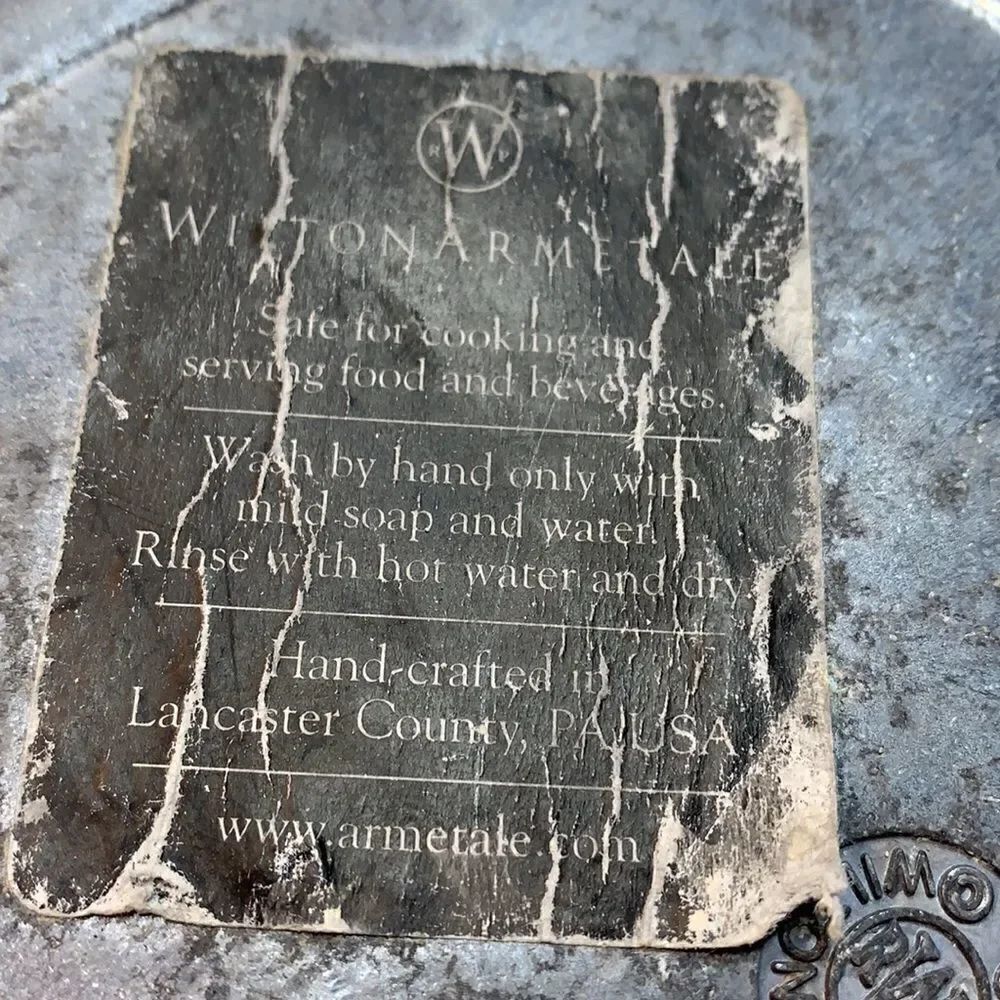 Wilton Pewter Hand Crafted Sun Cooking Serving - Picture 9 of 10
